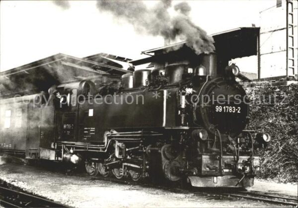 Hainsberg Sachsen Schmalspurbahn Lokomotive 99 17832 mit