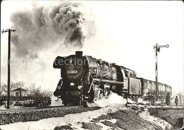 Niederroeblingen Helme Dampflokomotive Baureihe 44 Güterzug