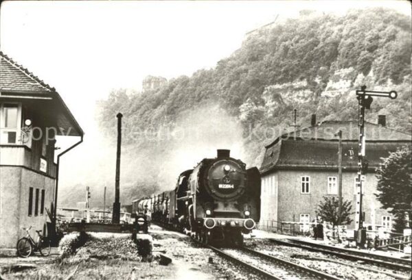 Dornburg-Camburg Dampflokomotive Baureihe 012 mit Güterz