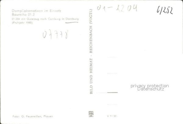 Dornburg-Camburg Dampflokomotive Baureihe 012 mit Güterz – Bild 2