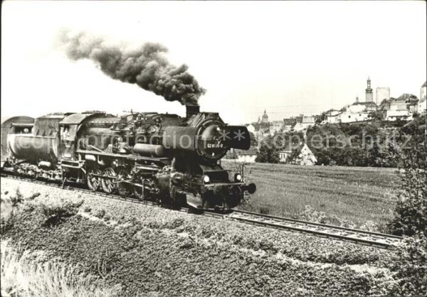 Lokomotive Baureihe 52.80 Ausfahrt Querfurt West