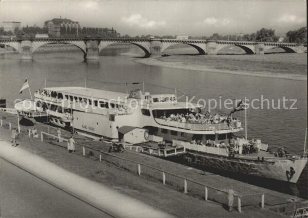 Motorschiffe Karl Marx Dresden Weisse Flotte