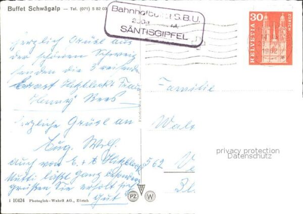 Seilbahn Säntis Buffet Schwägalp – Bild 2