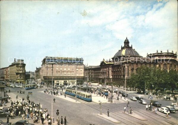 Strassenbahn München Karlsplatz Justizpalast