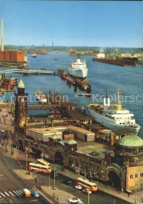 Schiffe Ships Navires Hamburg St. Pauli-Landungsbrücken