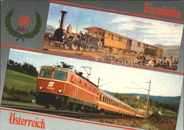 Eisenbahn 150 Jahre Österreich Expresszug Pustert