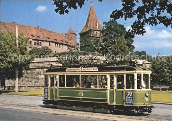 Strassenbahn Nürnberg-Fürth Triebwagen Motorcar 701