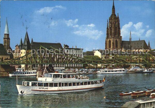 Motorschiffe Vaterland Frankfurt am Main Rententurm