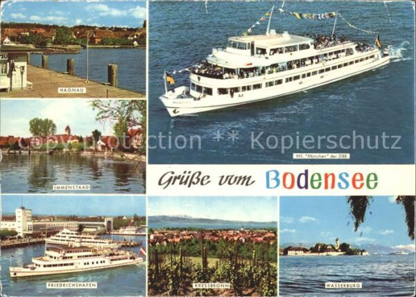 Motorschiffe MS München Bodensee Hagnau Immenstaad K