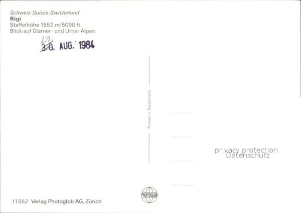 Zahnradbahn Rigi Staffelhöhe Glarner- und Urner Alp – Bild 2