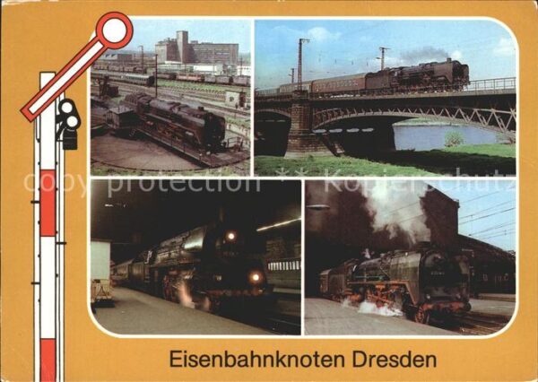 Lokomotive Bahnbetriebswerk Dresden-Altstadt Elbbr