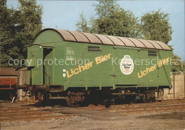 Eisenbahn Güterwagen Gms 39 Licher-Bier-Wagen
