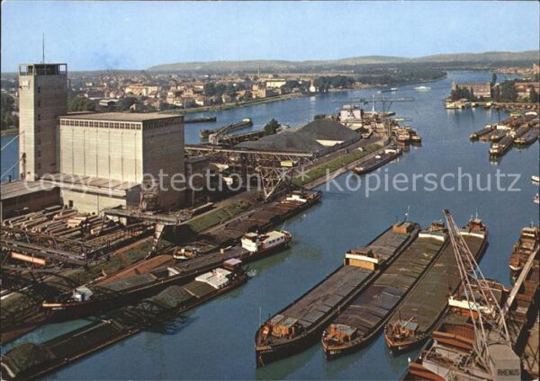Hafenanlagen Basel Kleinhüningen Rheinhafen