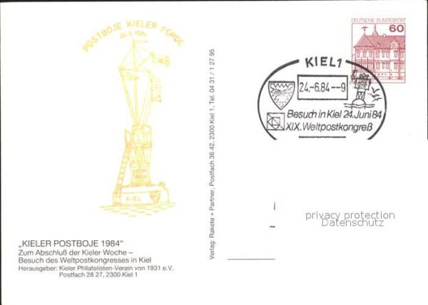 Post Postboje Kiel Weltpostkongress – Bild 2