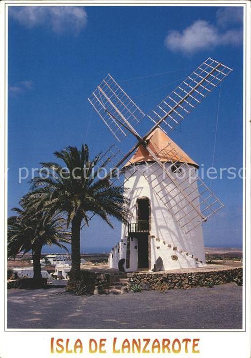 Windmuehle Isla de Lanzarote Villa Agricola el Pat