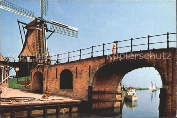 Windmuehle Holland Alte Brücke