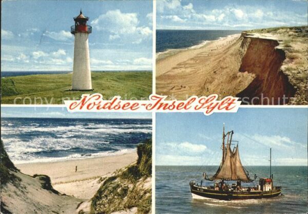 Leuchtturm Lighthouse Insel Sylt Fischkutter