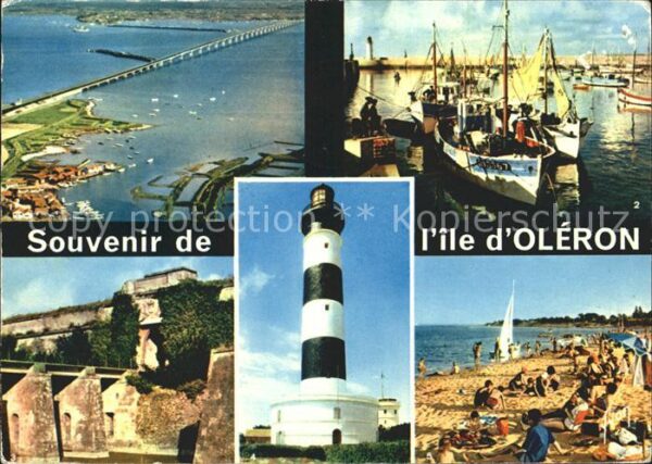 Leuchtturm Lighthouse Ile d_Oleron Pont Port Cotiniere Chatea