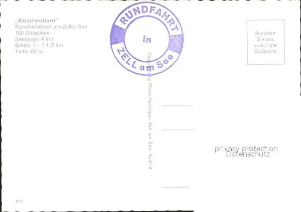 Motorschiffe Kitzsteinhorn Zeller See – Bild 2