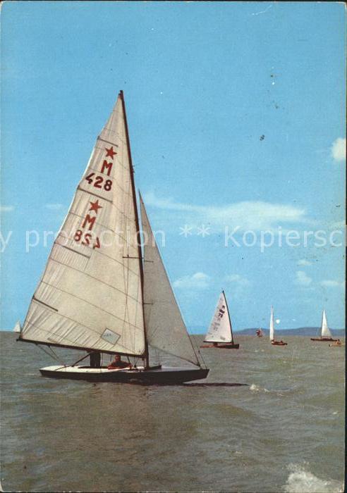 Segelboote Plattensee Balatonrol