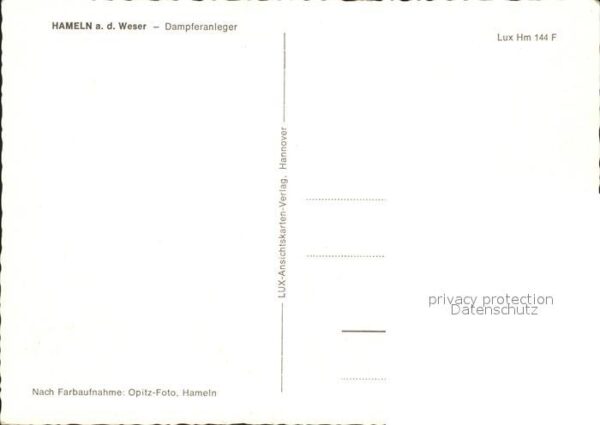 Motorschiffe Weserbergland Hameln Dampferanleger – Bild 2