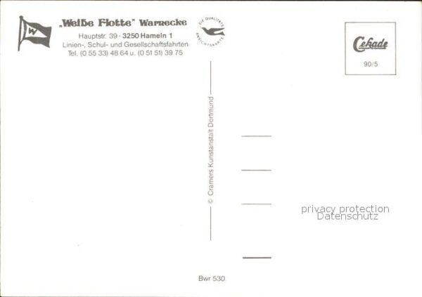 Motorschiffe Weisse Flotte Warnecke Weserlied – Bild 2