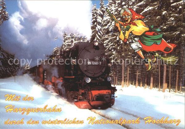 Lokomotive Harzquerbahn Nationalpark Hochberg