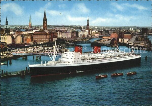 Dampfer Oceanliner Hamburg Überseebrücke