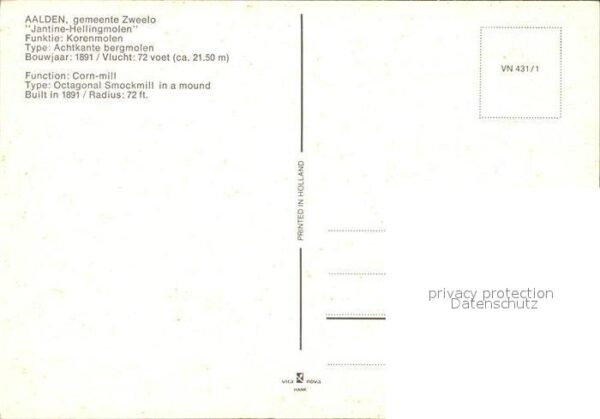 Windmuehle Aalden Jantine-Hellingmolen – Bild 2