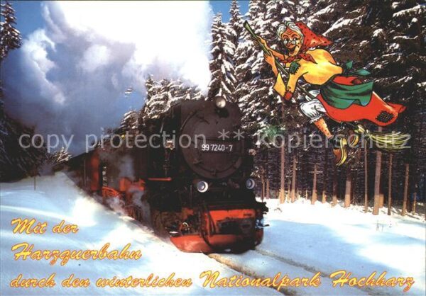 Lokomotive Harzquerbahn Nationalpark Hochharz
