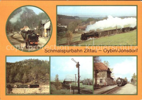 Lokomotive Schmalspurbahn Zittau-Oybin Bahnhof Jon