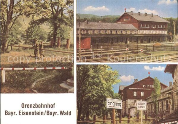 Grenze Douane Zoll Grenzbahnhof Bayrisch Eisenstein
