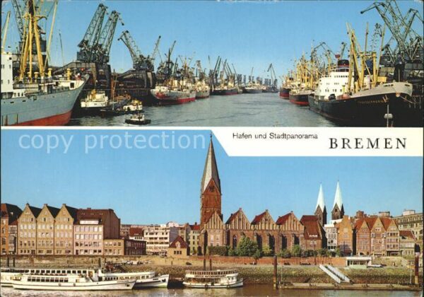 Schiffe Ships Navires Bremen Hafen