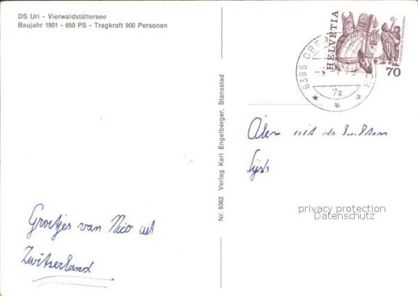 Dampfer Seitenrad DS Uri Vierwaldstättersee – Bild 2