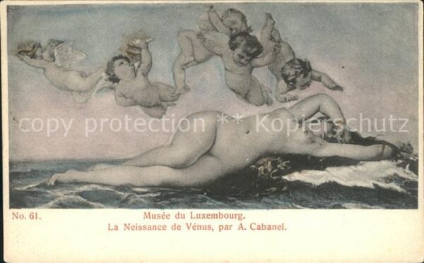 Erotik La Neissance de Venus A. Cabanel Engel