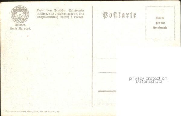 Verlag Schulverein Nr. 1045 Gustav Feith – Bild 2
