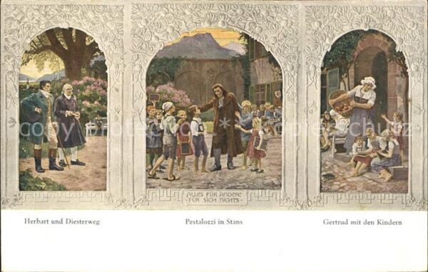 Pestalozzi Heinrich Stans Herbart und Diesterweg Gertrud mi