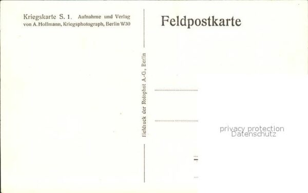 Militaria Tod Gebet Grab Gefallene WK1 Kriegskarte – Bild 2