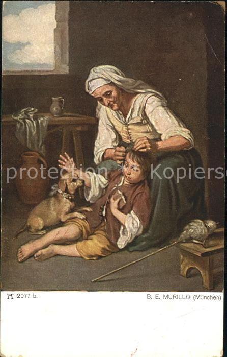 Murillo B. E. Alte Frau F.-A.-Ackermann-Verlag-Nr. 20