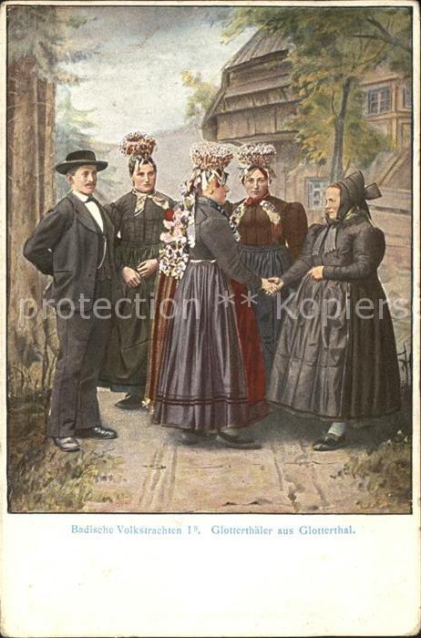 Trachten Schwarzwald Volkstrachten Glottertal