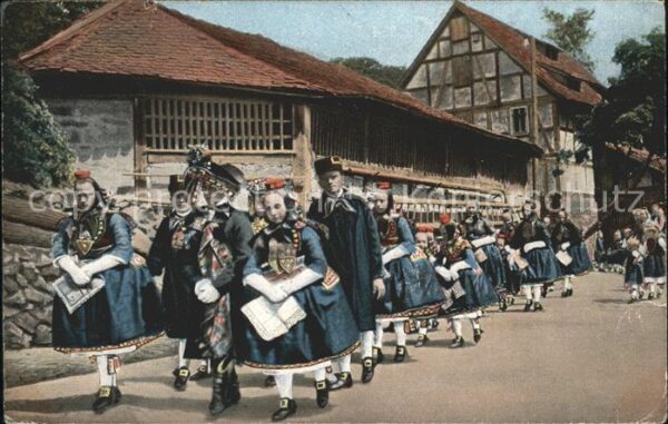 Trachten Hessen Schwälmer Hochzeitszug