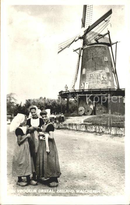Trachten Holland Zeeland Walcheren Windmühle