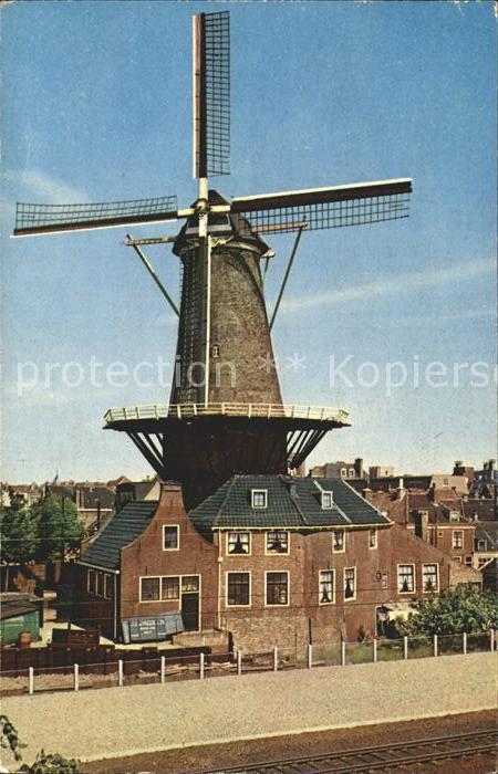 Windmuehle Delft Molen De Roos