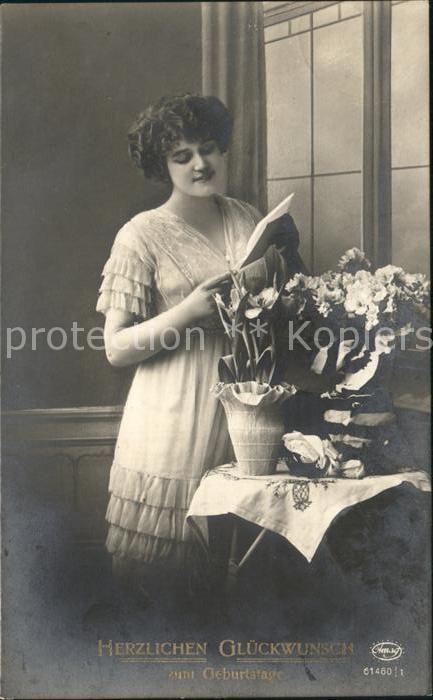 Foto Amag Nr. 61460/1 Glückwunsch Geburtstag Frau Blu