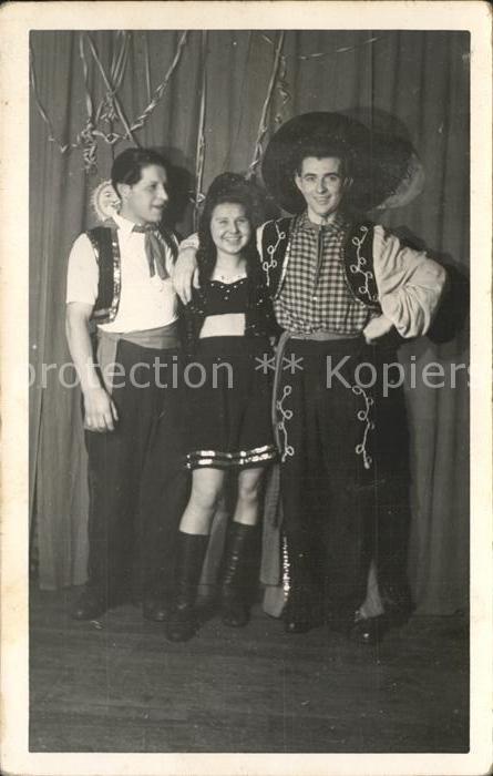 Karneval Fasnacht Fasching Cowboys Cowgirl