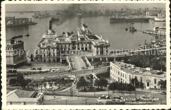 Dampfer Oceanliner Genova Stazione Marittima