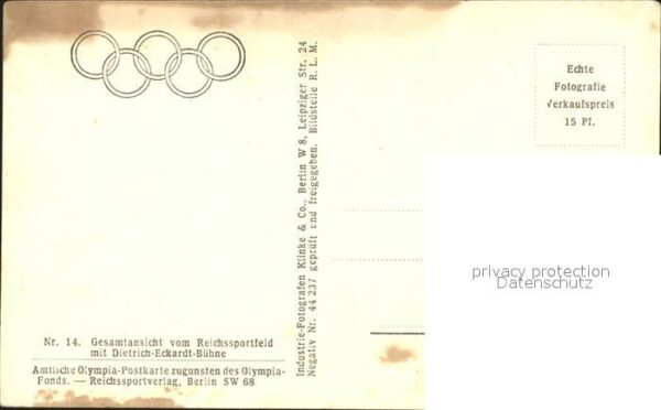 Stadion Reichssportfeld Dietrich-Eckardt-Bühne – Bild 2