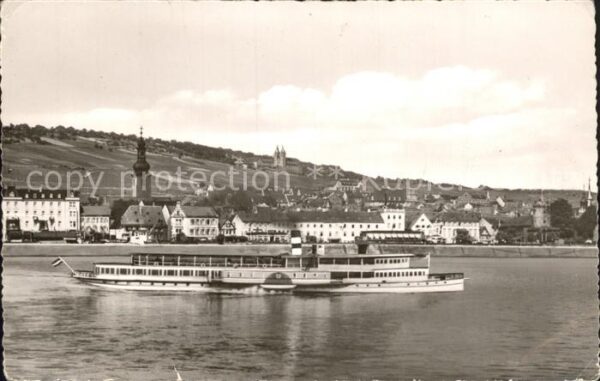 Dampfer Seitenrad Rüdesheim am Rhein