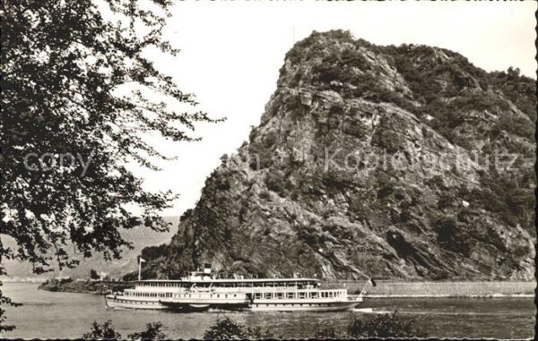 Dampfer Seitenrad Loreley St. Goarshausen