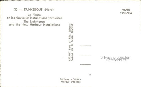 Leuchtturm Lighthouse Dunkerque Phare – Bild 2